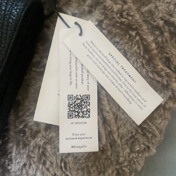 Rebecca Minkoff Isabel Large Black Purse with Fringe - Picture 6 of 6